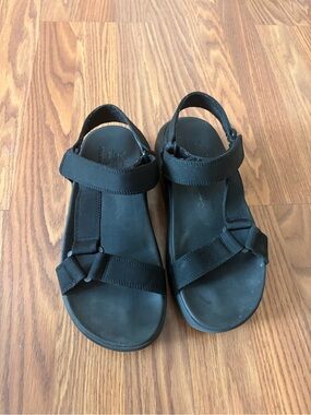 Bobs By Skechers Pop Ups 3.0 Vegan Platform Sandals Womens size 8